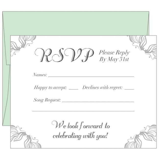 Image result for wedding rsvp cards